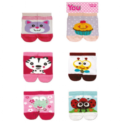 MEIA INFANTIL ANTIDERRAPANTE - LOOK FUN - TAMANHO G # 1317 - DELOS (YOU)