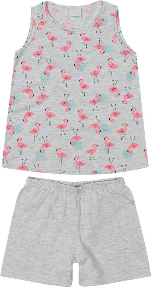 CONJUNTO PIJAMA  BLUSA/SHORTS  - INFANTIL - FEMININO - TAMANHO 4 AO 8  # 1000083317 - MALWEE