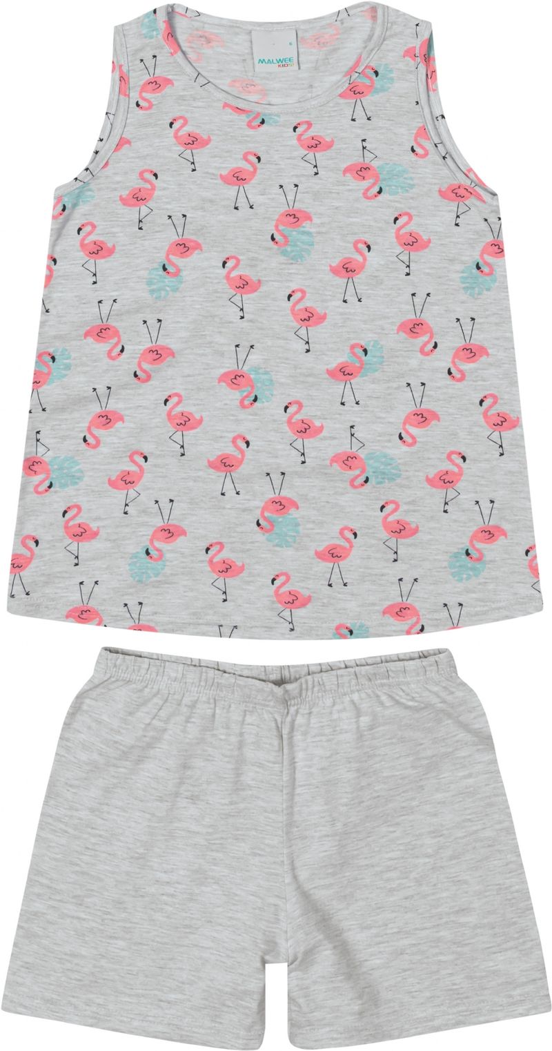 Conjunto-Pijama--Blusa-shorts----Infantil---Feminino---Tamanho-4-Ao-8----1000083317