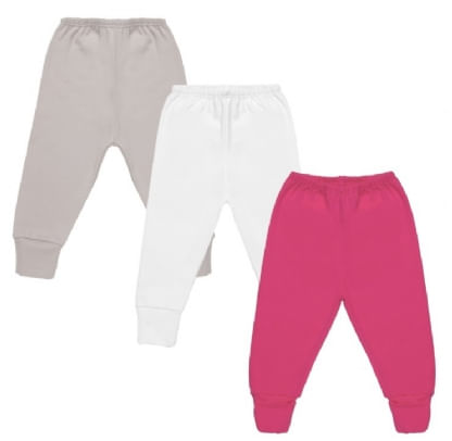 KIT CULOTE - 3 UNIDADES - TAMANHO RN AO G # 432002