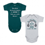 Kit-Body-Manga-Curta-Frase-Madrinha---Menino---Pacote-Com-2-Unidades---Tamanho--Rn-Ao-G---221011