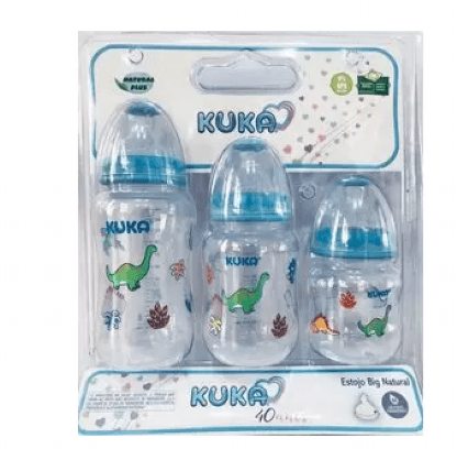 ESTOJO BIG NATURAL - BICO UNIVERSAL - 3 UNIDADES - 330/240/150ML # 3156 - KUKA