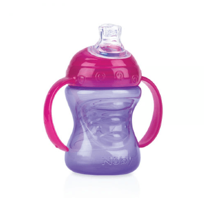 COPO COM ALÇA GRIP NSIP SUPER BICO - 240ML # NB10052 - NUBY (CAJOVIL)