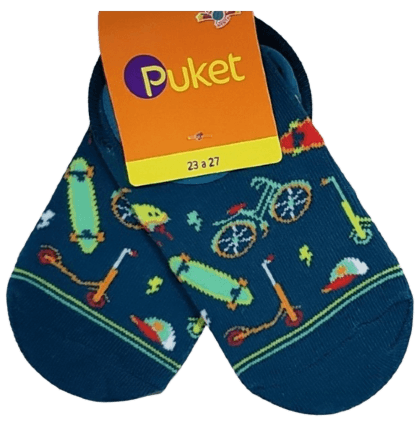 MEIA SAPATINHO KIDS - TAMANHO 23 AO 27 # 82081 - PUKET