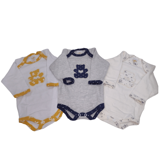 Kit-Body-Manga-Longa-Feminino---3-Unidades---Tamanho-Rn-Ao-G---2159