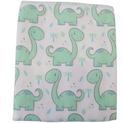 COBERTOR DINO FILHOTES - 70X90CM # 330603 - MINASREY
