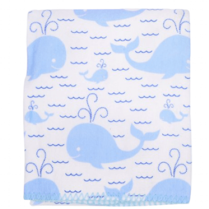 COBERTOR BALEIA FILHOTES - 70X90CM # 330601 - MINASREY