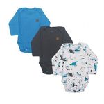 Kit-Body-Manga-Longa-Print-Dino---3-Unidades---Tamanho-Rn-Ao-G---131047