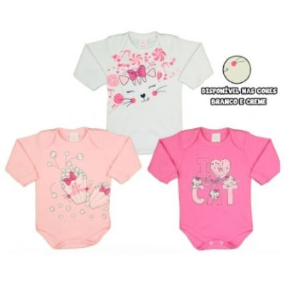 Kit BODY M/L FEM. TAMANHO RN AO EX # 6632 - PETUTINHA