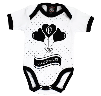 BODY MANGA LONGA - CORINTHIANS TRÊS CORAÇÕES # 10011 - BABY BEST
