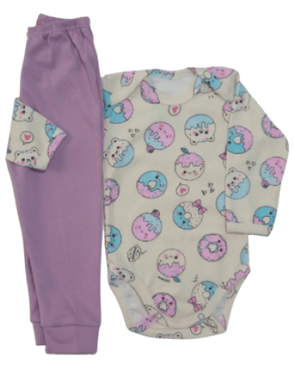 CONJUNTO CULOTE ESTAMPADO - DOUNUT # 722064 - BABY BEST