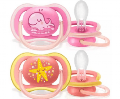 Chupeta Ultra Soft Dupla - Baleia/Estrela - (6-18M) - Best Baby