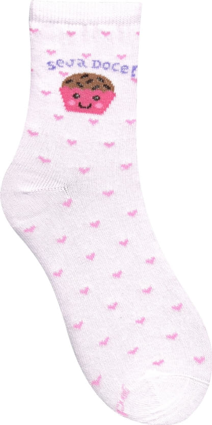 KIT MEIA INFANTIL - FEMININO - 6 PARES - TAMANHO P AO G # 00027/K0927 - CENTOPE