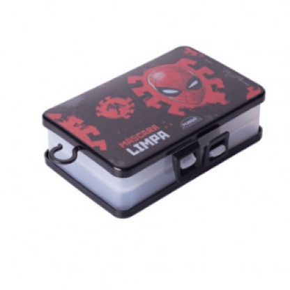 PORTA MASCARA DUPLO HOMEM ARANHA # 14462 - PLASUTIL