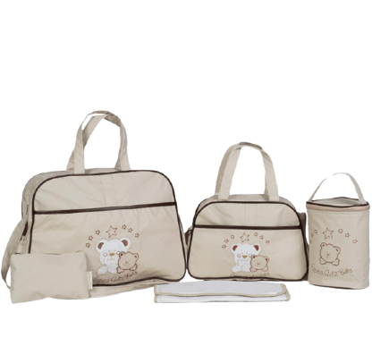 KIT BOLSA BABY SUNSHINE - 5 PEÇAS #  814 - ESPERA FELIZ