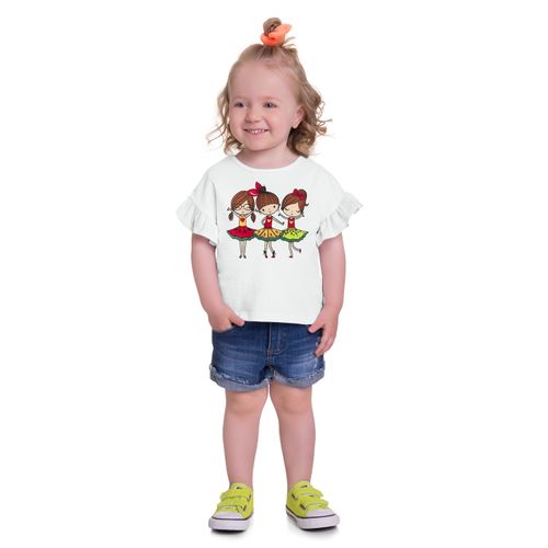 BLUSA FEMININA - INFANTIL -  TAMANHO 2 AO 3 # 111437 - KYLY