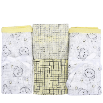 KIT SAQUINHO MATERNIDADE COMPOSÊ - 3 UNIDADES # 314302 - MINASREY