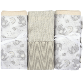 KIT SAQUINHO MATERNIDADE COMPOSÊ - 3 UNIDADES  # 314307 - MINASREY