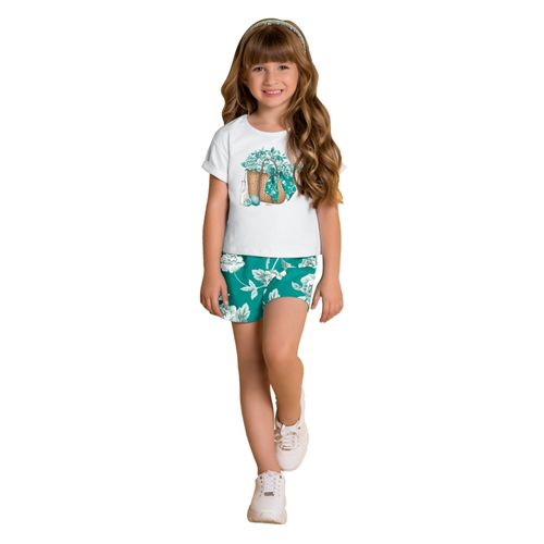 CONJUNTO FEMININO - INFANTIL -  TAMANHO 10 AO 14 # 13804 - MILON