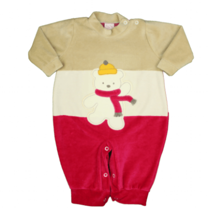 MACACÃO LONGO PLUSH - FEMININO - TAMANHO RN AO G # 2075 - PETUTINHA
