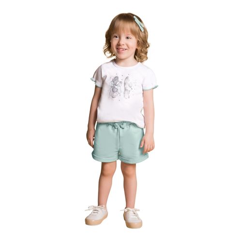CONJUNTO FEMININO - INFANTIL - TAMANHO  P AO G  # 13743 - MILON