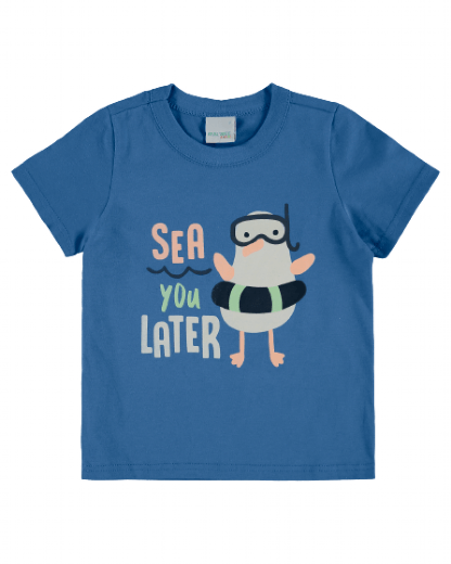 CAMISETA  TRADICIONAL- INFANTIL - TAMANHO 1 AO 3 # 1000097296