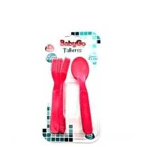 TALHERES GARFO E COLHER 6 PEÇAS # 03277 - DERMIWIL BABY GO