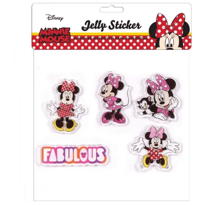 CARTELA DE ADESIVOS JELLY STICKER - MINNIE # 37829 - DERMIWIL BABY GO