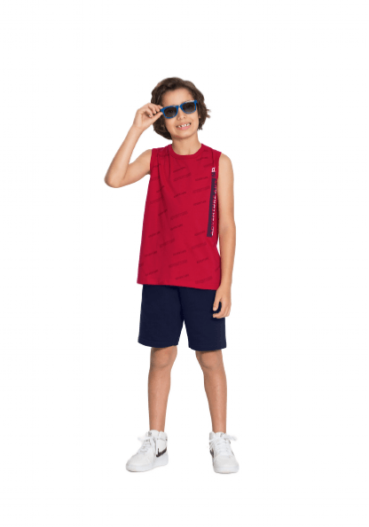 CONJUNTO MASCULINO - INFANTIL - TAMANHO  4 AO 10 # 19018 - LUNENDER ALAKAZOO