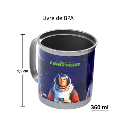 CANECA DIVERTIDA BUZZ LIGHTYEAR 360ML # 14683 - PLASUTIL