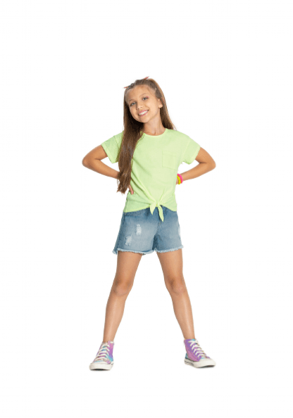 BLUSA FEMININA - INFANTIL - TAMANHO 4 AO 10 # 00211 - LUNENDER ALAKAZOO