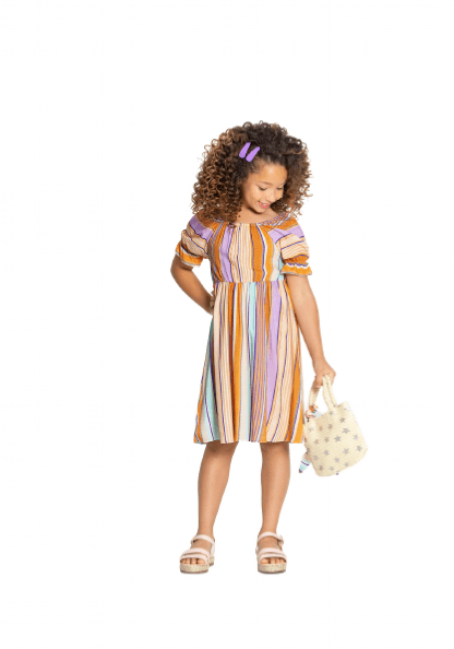 VESTIDO - INFANTIL - TAMANHO 4 AO 10 # 38458 - LUNENDER ALAKAZOO