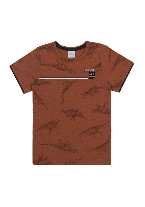 CAMISETA - MASCULINA -  TAMANHO 4 AO 10 # 38836 - LUNENDER ALAKAZOO