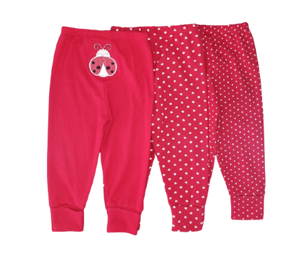 KIT CALÇA COM PÉ REVERSÍVEL - 3 UNIDADES - TAMANHO RN AO G # 25359