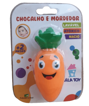 MORDEDOR E CHOCALHO CENOURA # 100-35 - VILA TOY