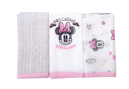 PANO DE BOCA MINNIE -3 PEÇAS # 383005 - MINASREY