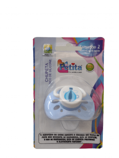 CHUPETA ORTO - SILICONE TAMANHO 2 # 3230AZ - PETITA