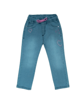CALÇA JEANS - FEMININO - TAMANHO 1 AO 3 # 1102020 - CLUBE DO DOCE