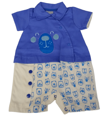 MACACÃO CURTO - MASCULINO - TAMANHO  RN AO G # 5129 - FEROZ BABY