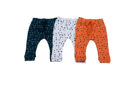 KIT CULOTE SARUEL SEM PÉ SUEDINE ESTAMPA CORRIDA - 3 UNIDADES  - TAMANHO RN AO G # 4019N