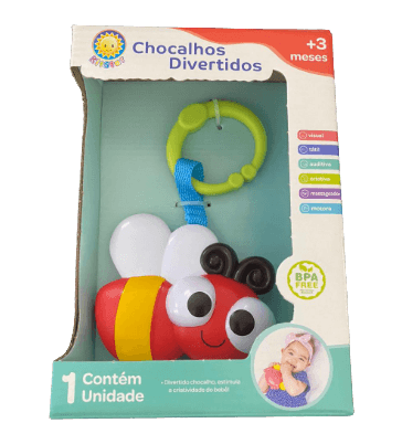 CHOCALHO - BICHOS DIVERTIDOS # 9737 - KITSTAR