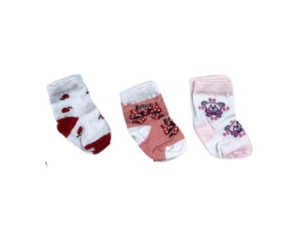 KIT MEIA - 3 PARES - TAMANHO RN  # 011 - VIVANT