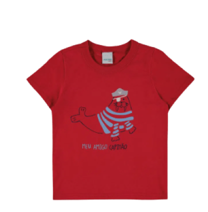 CAMISETA TRADICIONAL - INFANTIL - TAMANHO  1 AO 3 # 1000101339 - MALWEE