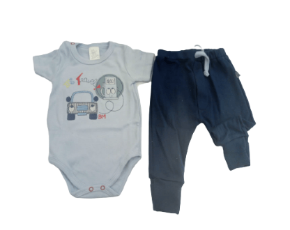 CONJUNTO BODY MANGA CURTA + CALÇA PÉ REVERSIVEL - TAMANHO P AO G # 8280k - BICHO MOLHADO