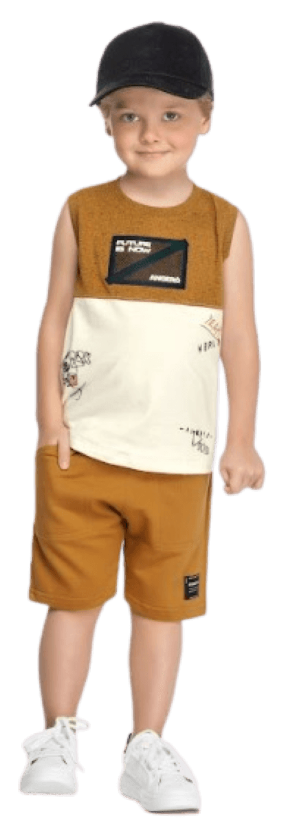 CONJUNTO MASCULINO - INFANTIL- TAMANHO 4 AO 8 # 28407 - ANGERÔ