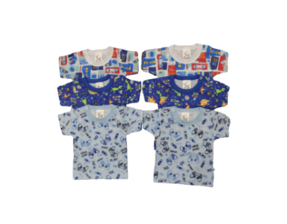Kit-Camiseta-Manga-Curta-Estampada-Com-Botao---6-Unidades---Tamanho-P-Ao-G---600113