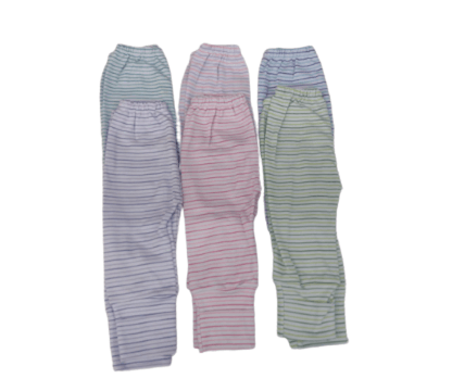 KIT CULOTE LISTRADO VIRA PÉ - 6 UNIDADES # 324 - TOP CHOT