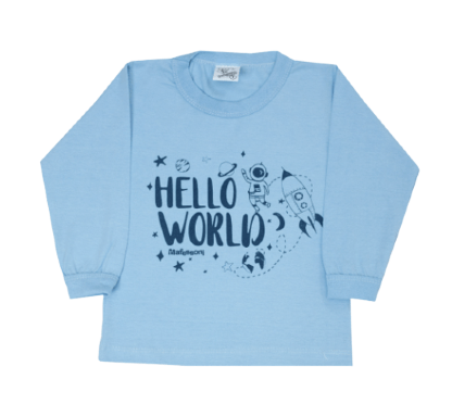 CAMISETA MANGA LONGA LISA - 6 UNIDADES - TAMANHO P AO G # 600144 - MAFESSONI