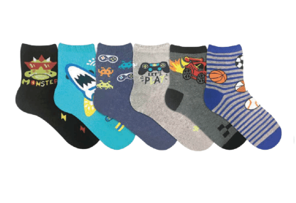 KIT MEIA INFANTIL COLOR - 6 PARES # 0549 - DELOS (YOU)