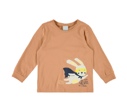 CAMISETA MANGA LONGA TRADICIONAL - INFANTIL - TAMANHO  4 AO 8 # 1000105174